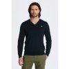 Gant Classic Cotton V-neck Evening Blue