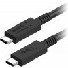 Dátový kábel AlzaPower Core USB-C/USB-C USB4, 5A, 100W, 0.5m čierny (APW-CBTC4405B)