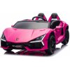 RAMIZ Elektrické autíčko Lamborghini Revuelto ružové - 4x45W- BATÉRIA - 24V 7Ah - 2025