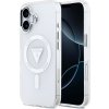 Guess - IML Gradient Triangle Logo MagSafe puzdro pre iPhone 17 - číre