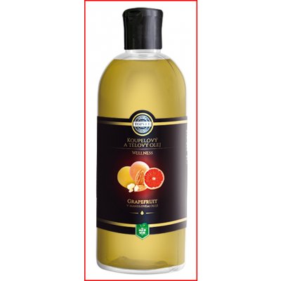 Topvet Wellness Grapefruit v mandlovém oleji koupelový a tělový olej 500 ml