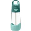 B.BOX Fľaša na pitie so slamkou emerald forest 9m+ 450 ml