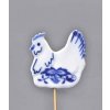 Cibulák - Veľkonočná ozdoba - sliepočka zapichovacia 5,3 cm - Originálny cibuľový porcelán
