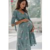 Tehotenské šaty na dojčenie Two Ways Midi Dress Eucalyptus