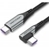 Vention TAKHF USB-C to USB-C 5A šedý