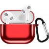 Puzdro Electroplating case červené – Apple AirPods 3