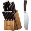 Sada Kuchynských Nožov 15 ks z nehrdzavejúcej ocele s blokom na nože