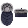 COTTONMOOSE Set fusak a rukávnik na kočík Moose MINI Yukon Blue