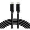 Kábel everActive USB-C PD 3.1 Gen2 E-Marker 5A 100W silikón čierny 1m CBS-1CCD