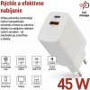 EMOS USB adaptér do siete PD, 1x USB-A a 1x USB-C, 45 W max. V04G45