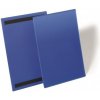 Durable Magnetické vrecko na dokumenty 210x297mm na výšku 50ks modré