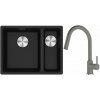 Súprava granitový drez Franke Maris 125.0687.265, kuchynská batéria Franke Lina 115.0626.057