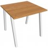 Hobis Pracovný stôl UNI A, 80x75,5x80 cm, jelša/biela