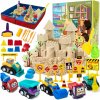 MAGICKÝ KINETICKÝ PIESOK VEĽKÝ SET S SKLOPNOU PIESKOVISKOU