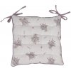 Clayre & Eef Bavlnený podsedák s výplňou Lavander Garden - 40*40*4 cm - Clayre & Eef