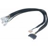 Redukcia AKASA FLEXA SATA na 5x ventilátor PWM (AK-CBFA07-45)