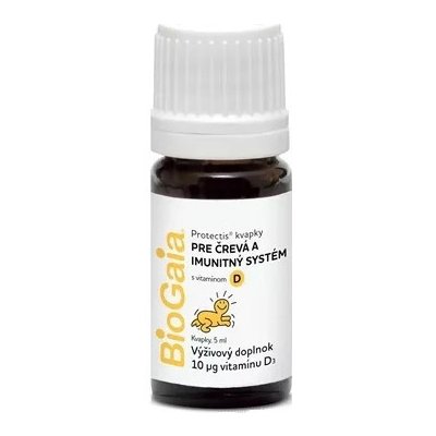 BioGaia Protectis s vitamínom D kvapky 5 ml