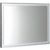 Sapho Luminar - Zrkadlo v ráme s LED osvetlením, 70x50 cm, chróm NL556