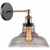 Altavola Design New York Loft nástenná lampa 1x40 W mosadzná-dymová LA040/W_smoky