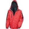 Men`s 3-in-1 Journey Jacket with Soft Shell inner , Black/Black, S Farba: red/black, Velkost: S
