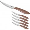 Tescoma Nôž steakový PRESTO 12 cm, 6 ks, hnedá