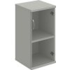 Policová skriňa Strong P, 40x76,8x40 cm, sivá - 1 kus - 1 KS - nie - 1 - 60 mesiacov - uzatvorená - pravá - Hobis - 1x sklenené - sivá - Strong - 40 cm - 76.8 cm - 40 cm - 20.81 kilogramu HOBIS
