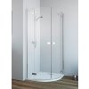 RADAWAY FUENTA NEW PDD 100cm ľavé oblúkové dvere do kombinácie / sprchový kút štvrťkruhový, profil chróm, sklo číre, 384003-01-01L