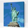 Vymalujsisam.sk Maľovanie podľa čísiel - Socha slobody Veľkosť: 40x50cm, Rám: Na kartónovej doske
