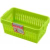 heidrun Plastový košík 25x14,5x10,5cm 4ks MIX farieb