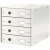 LEITZ Zásuvkový box Leitz Click & Store 4 zásuvky biely
