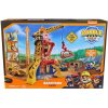 Spin Master Rubble & Crew - Hrací sada s jeřábem Baupfoten Hof, autíčko