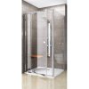 Ravak Pivot - Sprchová stena pevná PPS-90, 870 mm ? 895 mm ? farba svetlý hliník, sklo transparent 90G70C00Z1