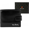 Pánska kožená peňaženka Pierre Cardin YS605 8825A čierna 11,5 x 9 x 2,8 cm