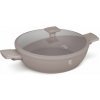Plytký kastról 4,5 L s pokrievkou 30 cm Berlingerhaus Taupe Collection BH-8099