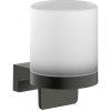 Hansgrohe AddStoris S - Dávkovač tekutého mydla, kartáčovaný čierny chróm 41765340