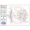 Brzdový kotúč BREMBO 09.5870.75