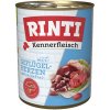 Rinti Kennerfleisch - Hydinové srdiečka 800g konzerva pre psa