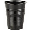 Swavgo Čierne plastové poháre 50ks