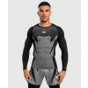Rashguard VENUM Attack Dlhý rukáv - čierna/sivá