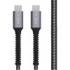 Fixed FIXDA-CC12-GR USB-C to USB-C PD, 1,2m, sivý