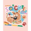 ZUTY Maľovanie podľa čísel - PLAGÁT SCOOBY S HOTDOGOM (SCOOBY DOO) Rámovanie: bez rámu a bez vypnutia plátna, Rozmer: 40x50 cm