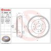 BREMBO Brzdový bubon 14.D632.10