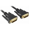 PremiumCord DVI-D propojovací kabel/ dual-link/ DVI(24+1)/ MM/ 5m/ černý kpdvi2-5