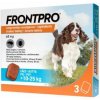 Frontpro 10 - 25 kg 68 mg 3 žuvacie tablety