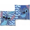 Mister License Company S.L. - Detský vankúšik Lilo & Stitch - modrý / 38 x 38 cm