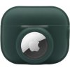AppleKing 2v1 silikónový ochranný obal pre AirPods Pro 2 (2022) / AirTag - tmavozelený - možnosť vrátiť tovar ZADARMO do 30tich dní