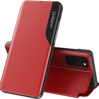 SES Flipové puzdro pre Xiaomi Redmi Note 9 Pro - červené 11236