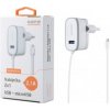 Aligator nabíječka microUSB s USB 2,1A, TCH, bílá (CDP0070)