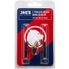 JOE´S NO-FLATS sada bezdušových anodizovaných ventilkov PRESTA , čierne FV - 36mm