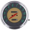 Tachometer FL, 48-61, zelený. 2:1 MPH